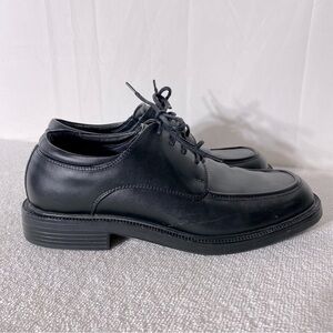 State Street Black Lace Up Square Toe Dress Shoes 9